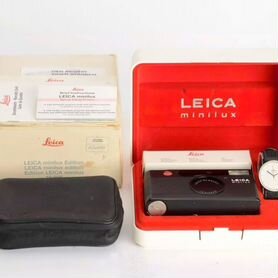 Leica Minilux Black edition + часы