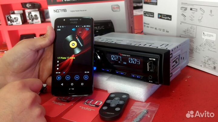 Автомагнитола с Bluetooth пульт Nakamichi NQ711