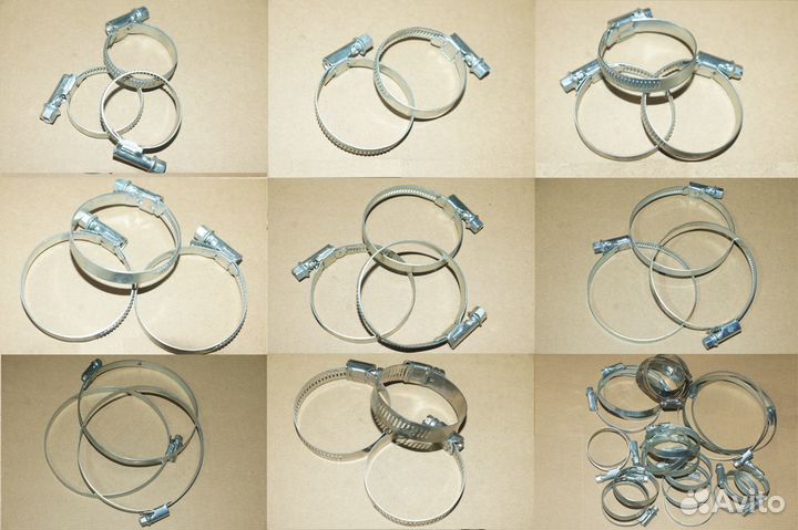 Хомуты оц. и нерж