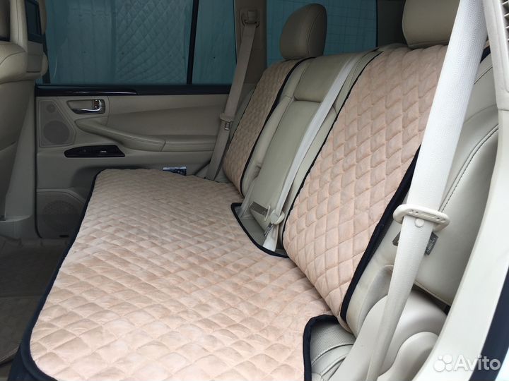 Накидки на сиденья из алькантары LX 570