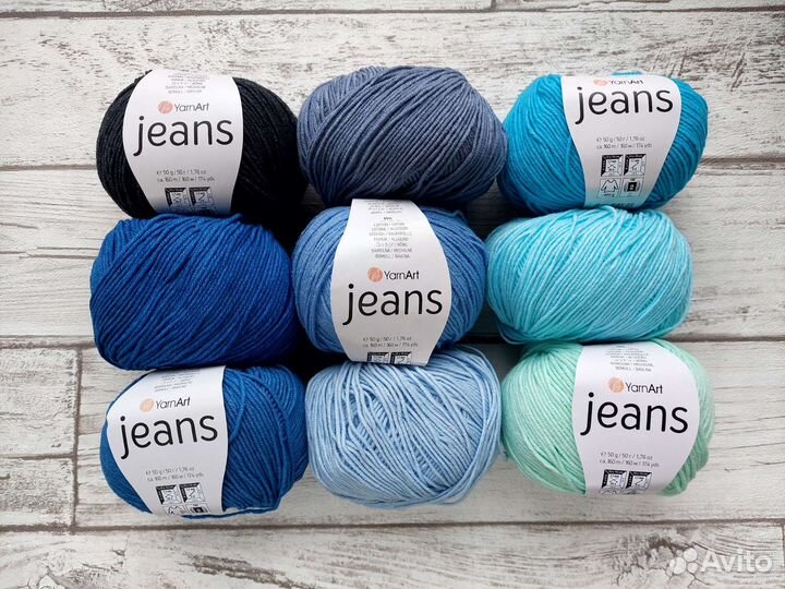 Пряжа YarnArt Jeans Ярнарт Джинс