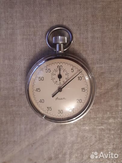 Секундомер механический Агат (4282), СССР, б/у