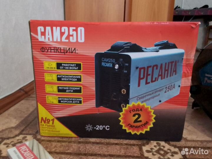 Сварочный аппарат ресанта 250 новый
