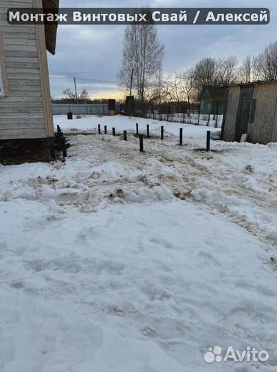 Винтовой фундамент