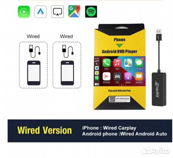 Адаптер Android auto,Carplay USB