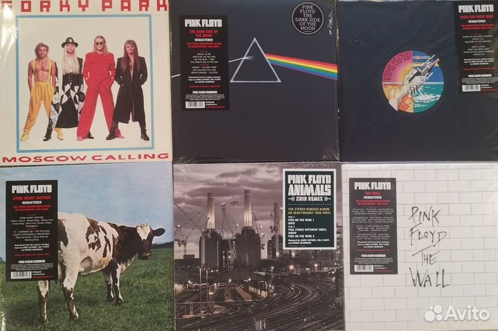 Виниловые пластинки. Queen, Pink Floyd и другие