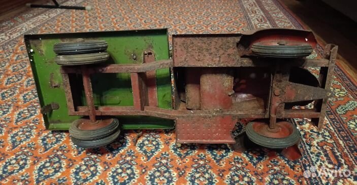 Зис кран игрушка грузовик СССР