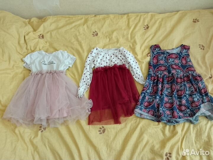 Платье для девочки пакетом
