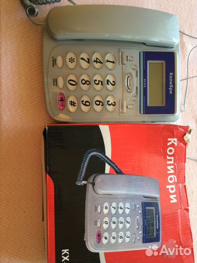 Настольный телефон колибри 818