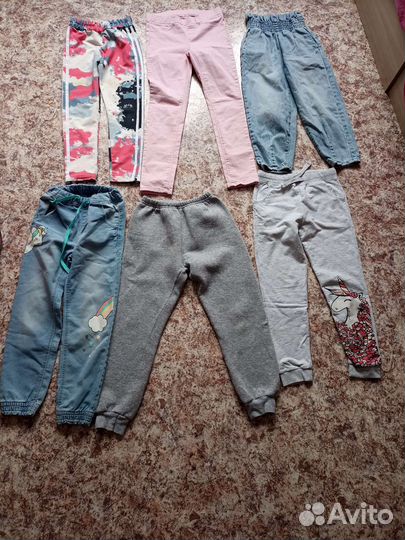 Вещи пакетом на девочку 5-6 лет бу