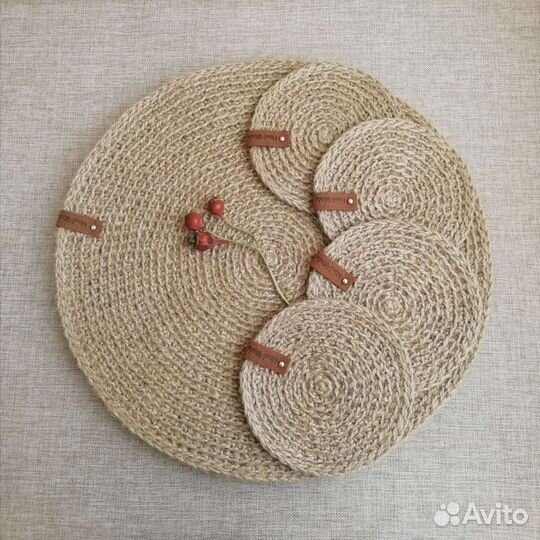 Салфетки из джута