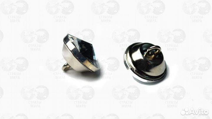 Стразы мебельные мебельные пуговицы 25мм черные