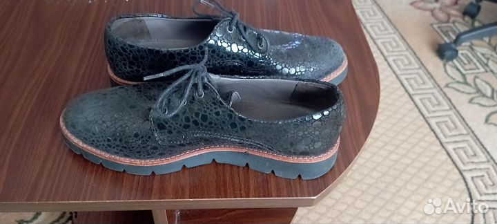 Оксфорды женские 39 размер натуральная кожа