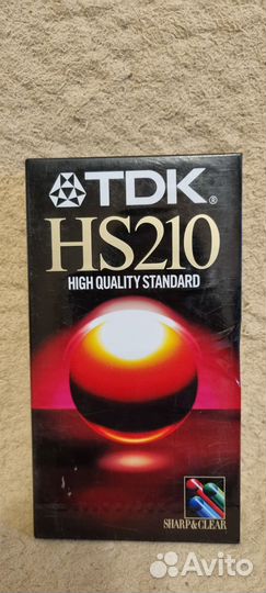 Видеокассета VHS новая TDK HS210