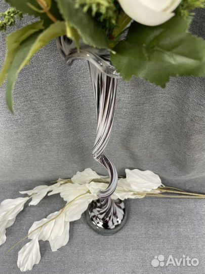 Ваза для цветов стеклянная (сзр)