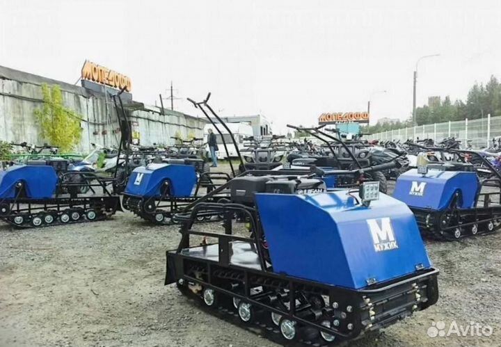 Мотобуксировщик (мотособака) Мужик 15 л.с