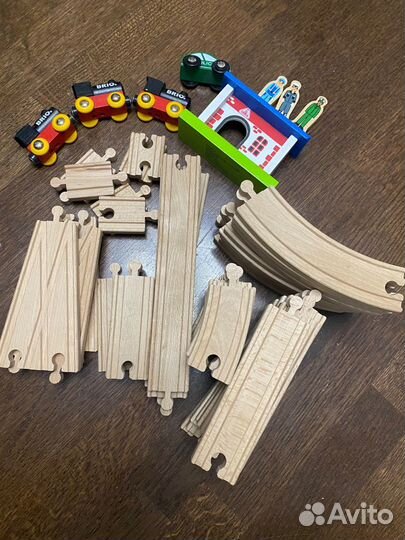 ELC и IKEA Деревянная железная дорога