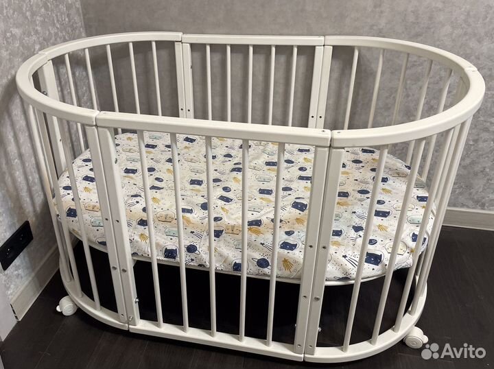 Кровать трансформер белая