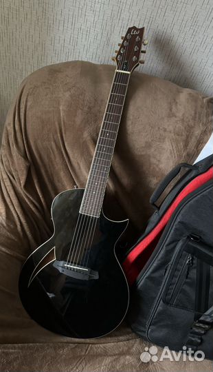 Гитара семиструнная esp ltd tl-7 black