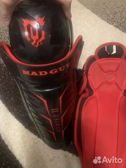 Щитки хоккейные 15 mad guy