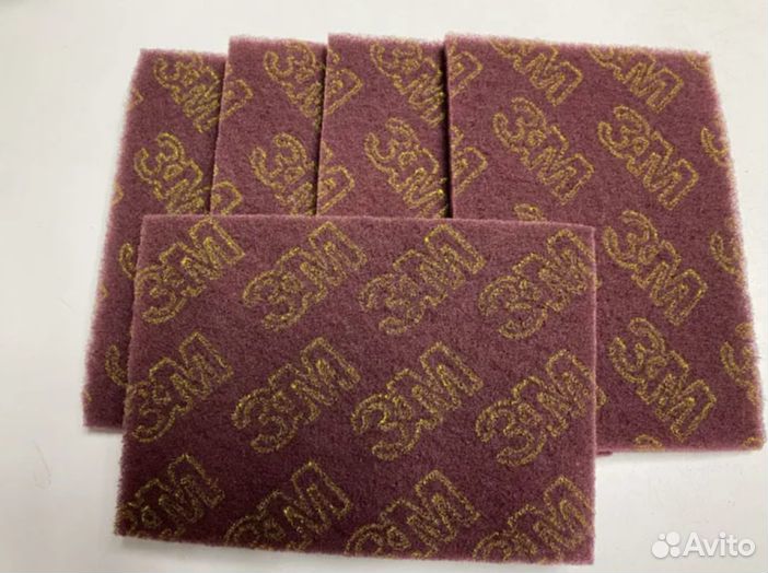 Скотч брайт 3M Scotch-Brite 7447 красный