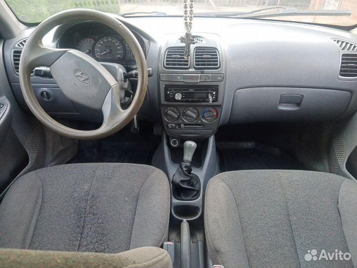 Hyundai Accent 1.6 МТ, 2004, 255 000 км