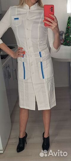 Новый халат женский медицинский 42 в упаковке