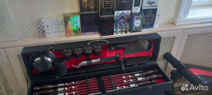 Набор шашлычный + кизлярский нож