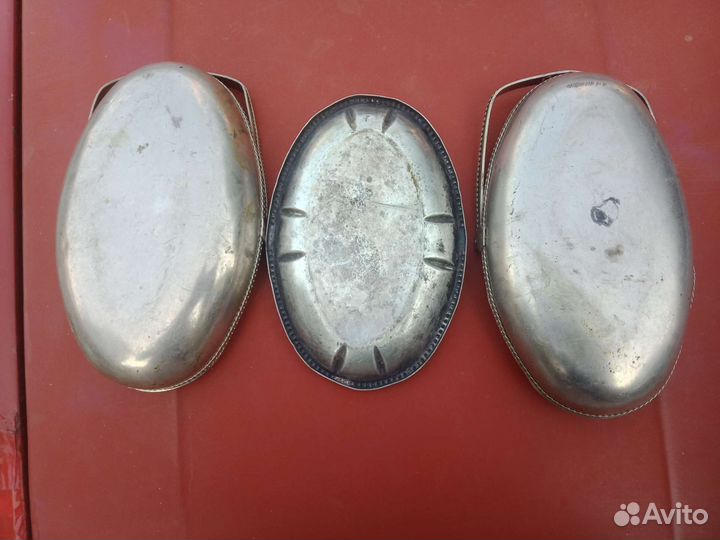 Конфетница мельхиор