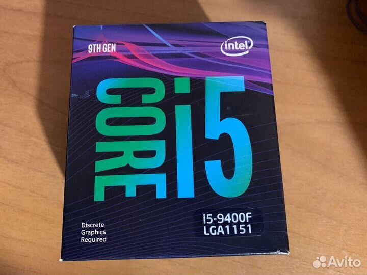 Процессор intel Core i5 9400F, LGA 1151v2, BOX