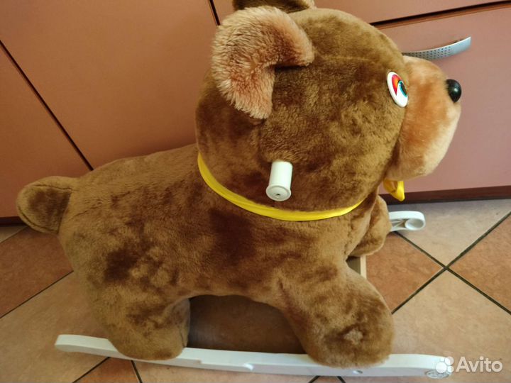 Плюшевый мишка - качалка