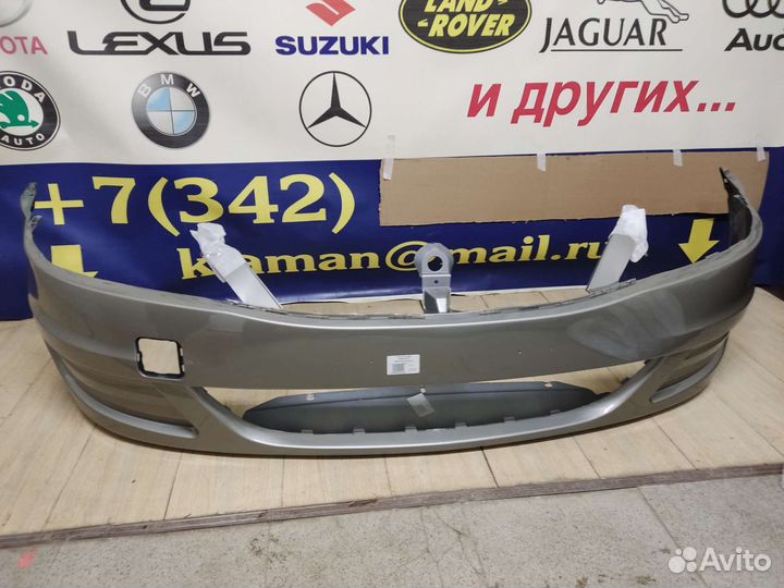 Бампер передний Logan 1 рест без птф в цвет +дост