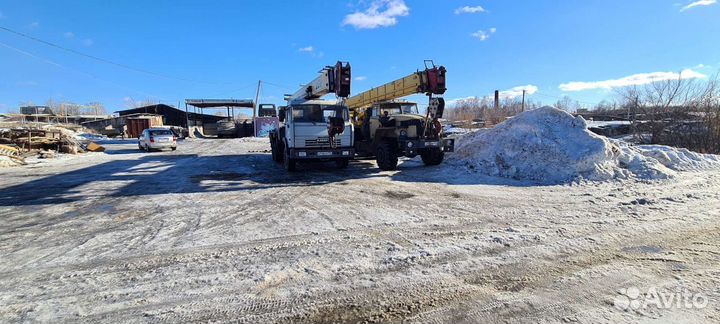 Аренда и услуги автокрана, 25 т, 21 м, с гуськом 9 м