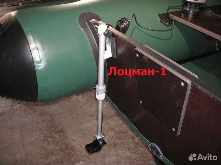 Лоцман1 для датчик эхолота, сухой монтаж на транец