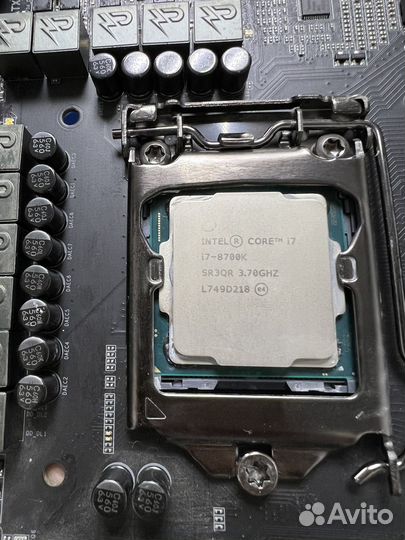 Intel core i7 8700K s1151v2 6/12 скальпирован