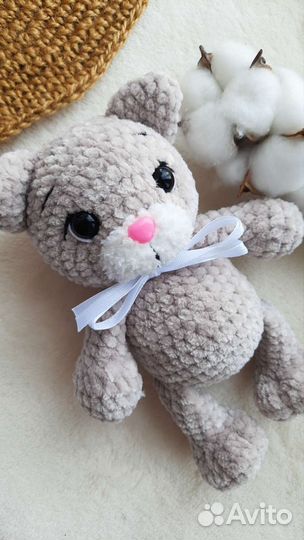 Мягкая игрушка котик