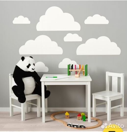 Икеа наклейка в детскую kinnared Облака