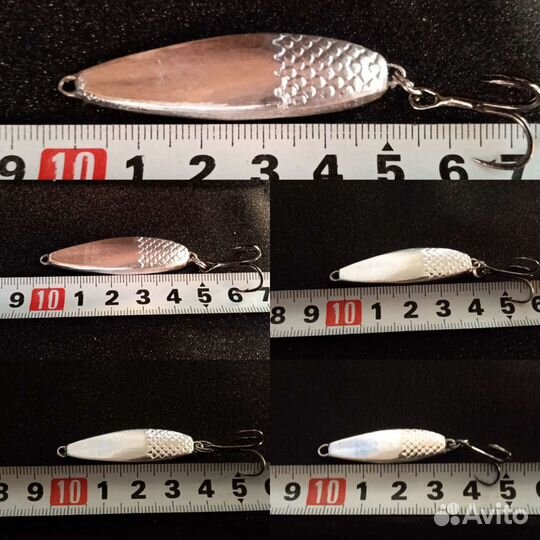 Блесна на жереха Линда фольгированная блестящая