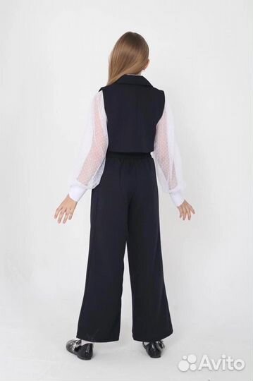 Костюмы для девочек, в школу, 3 цвета, 134 до 152