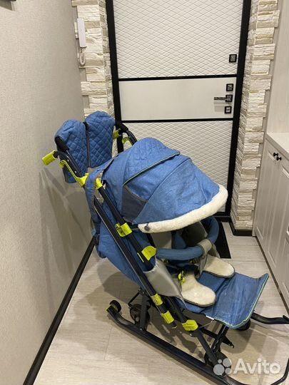 Санки коляска ника