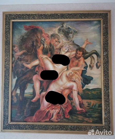 Картина «Похищение дочерей Левкиппа»