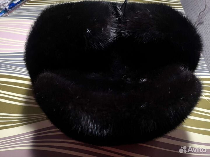 Норковая шапка мужская