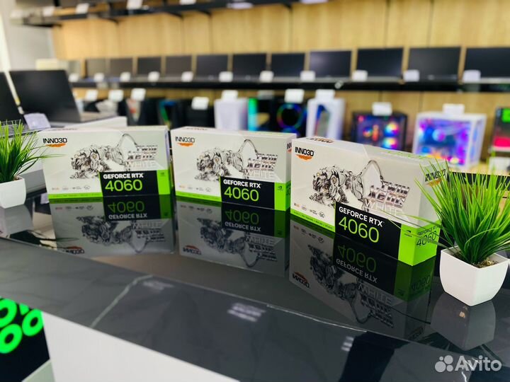 Видеокарта Nvidia RTX 4060 8Gb OC Inno3d Белая