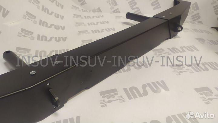 Усиленный стальной бампер Нива (под HI-jack) перед