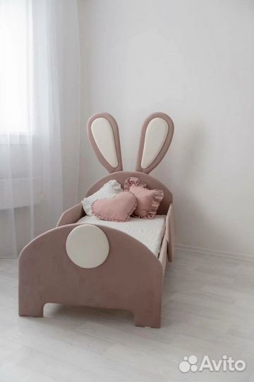 Детская мягкая кроватка киска/мишка/зайка