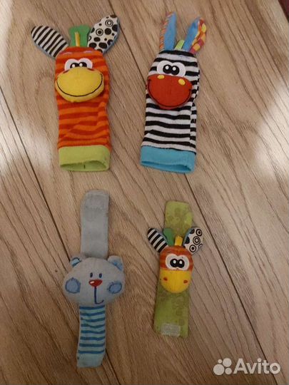 Игрушки на ножки и ручки