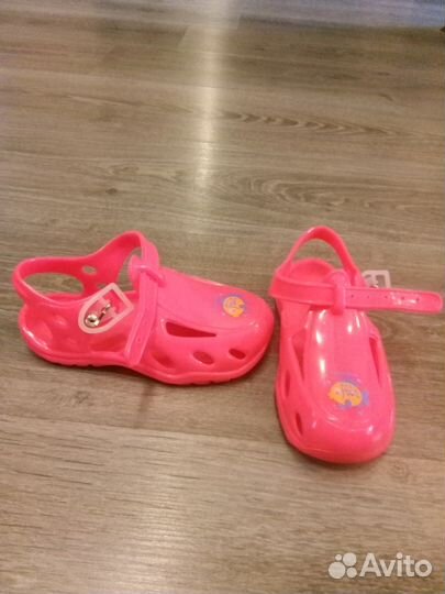Сандалии резиновые для девочки 