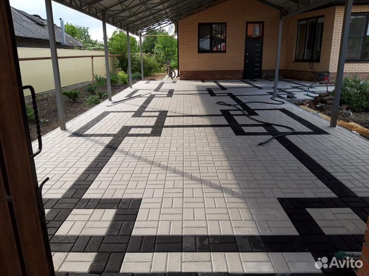 Тротуарная плитка и бордюры