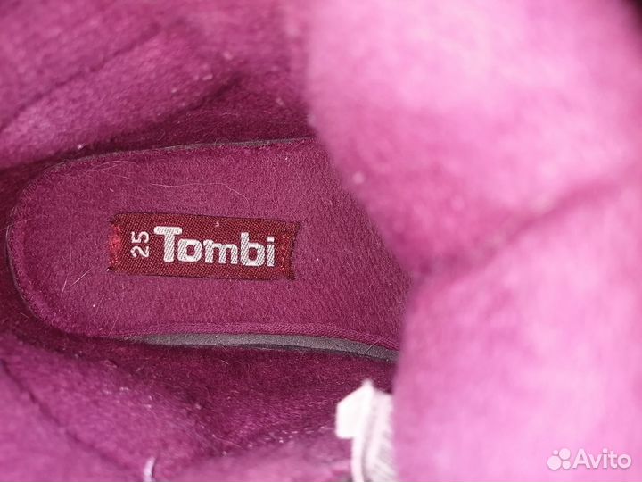 Ботинки демисезонные для девочки 25 размер