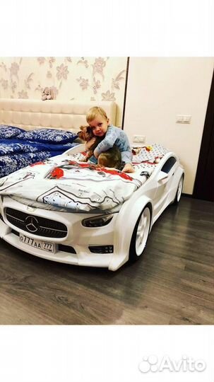 Детская кровать машина арт 09